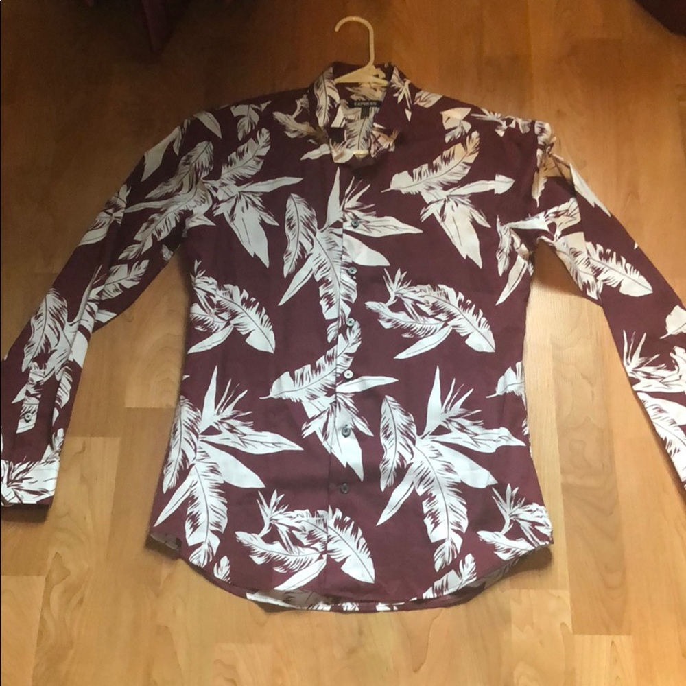 Express slim dress button down
